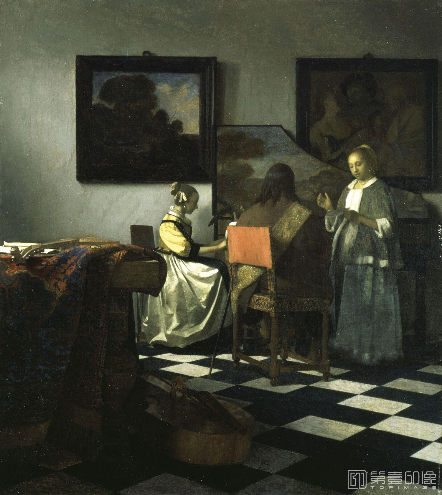 油画-维米尔42幅-J.Vermeer-HQ329573