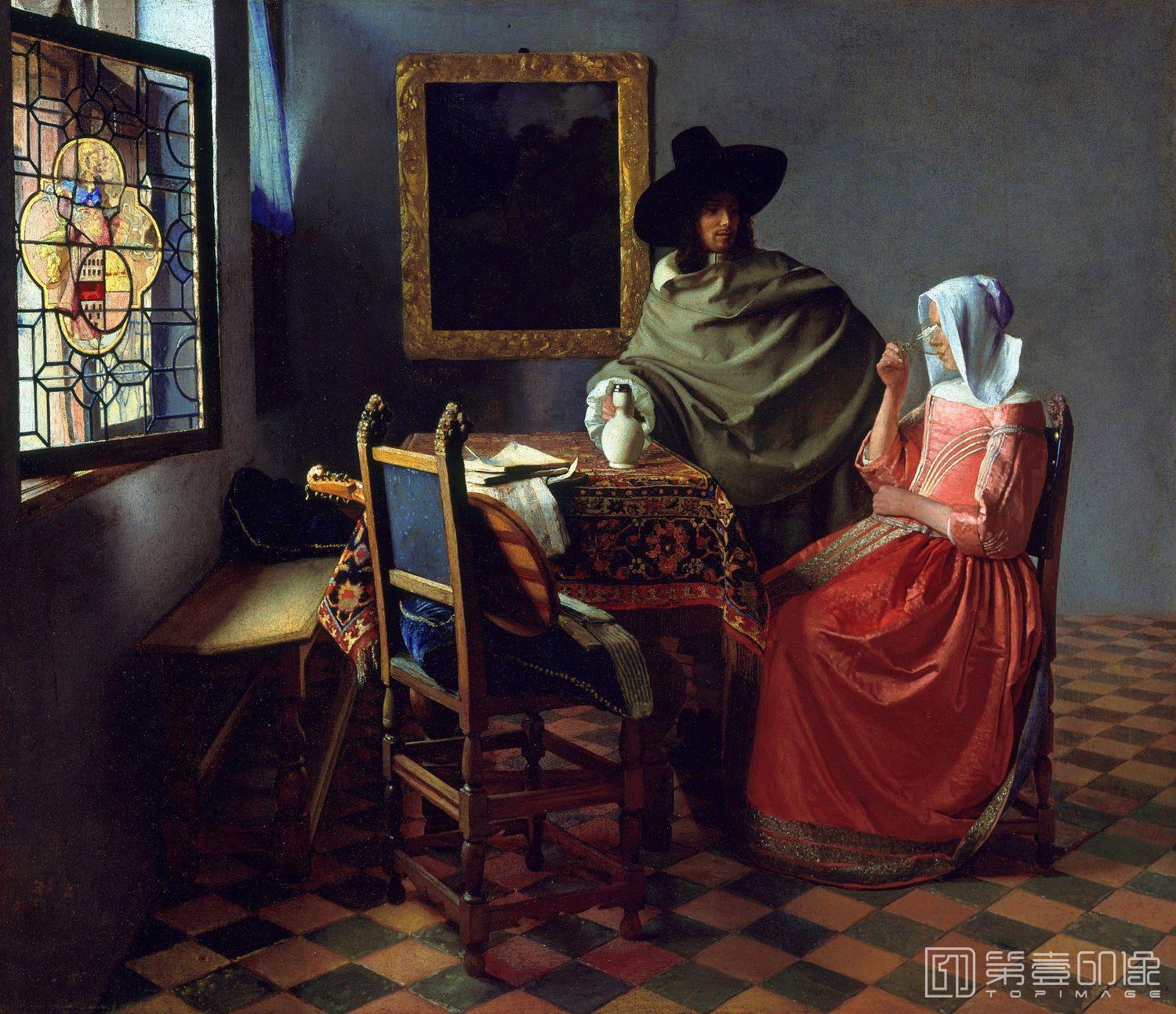 油画-维米尔42幅-J.Vermeer-HQ329574