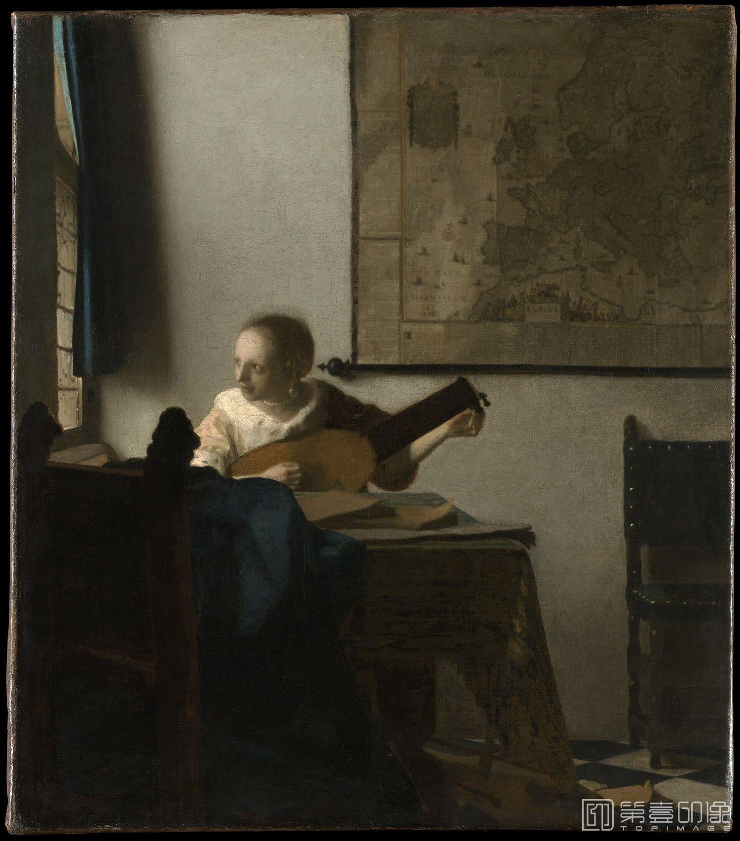 油画-维米尔42幅-J.Vermeer-HQ329582