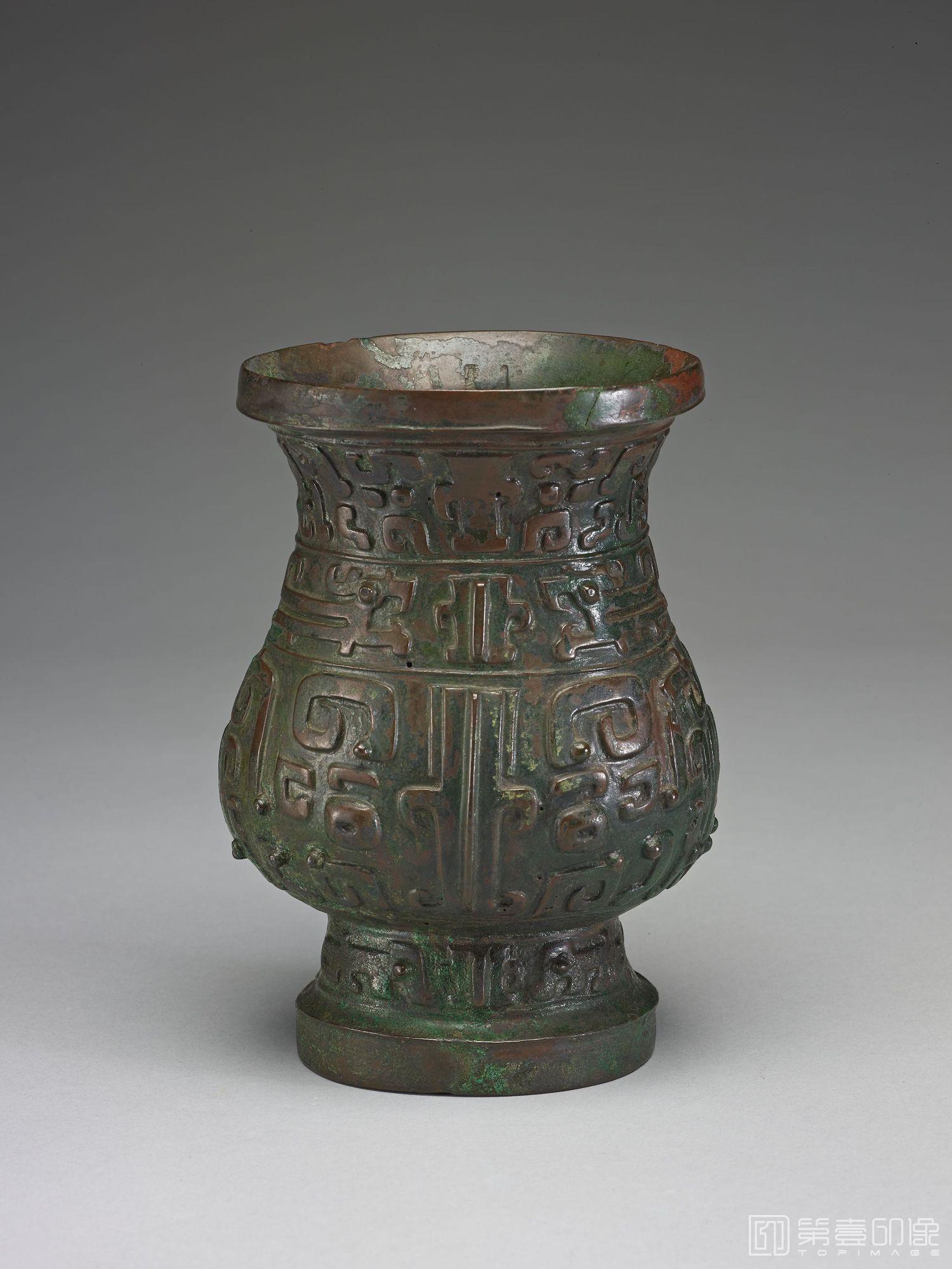 摄影-公元前11世纪中叶-公元前3世纪 史觯-高13.4cm 口长8.6cm 口宽7.6cm