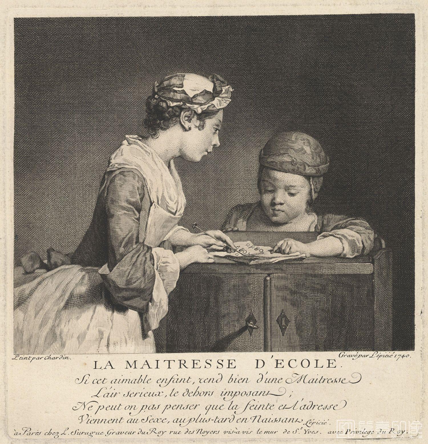 素描-西方-夏尔丹-素描手稿-Dawing of Chardin 02
