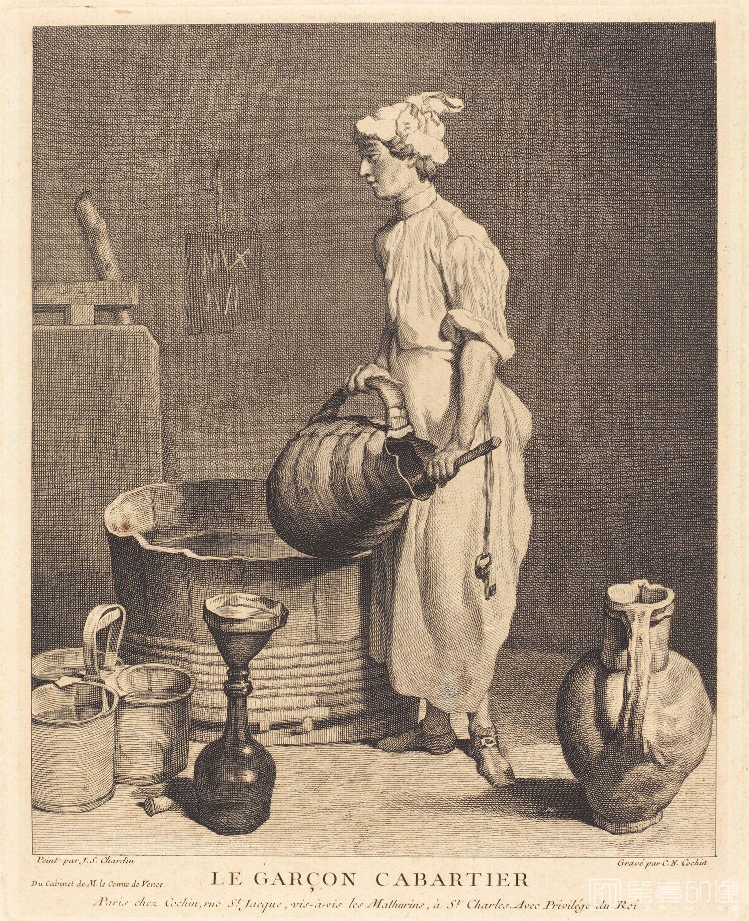 素描-西方-夏尔丹-素描手稿-Dawing of Chardin 06