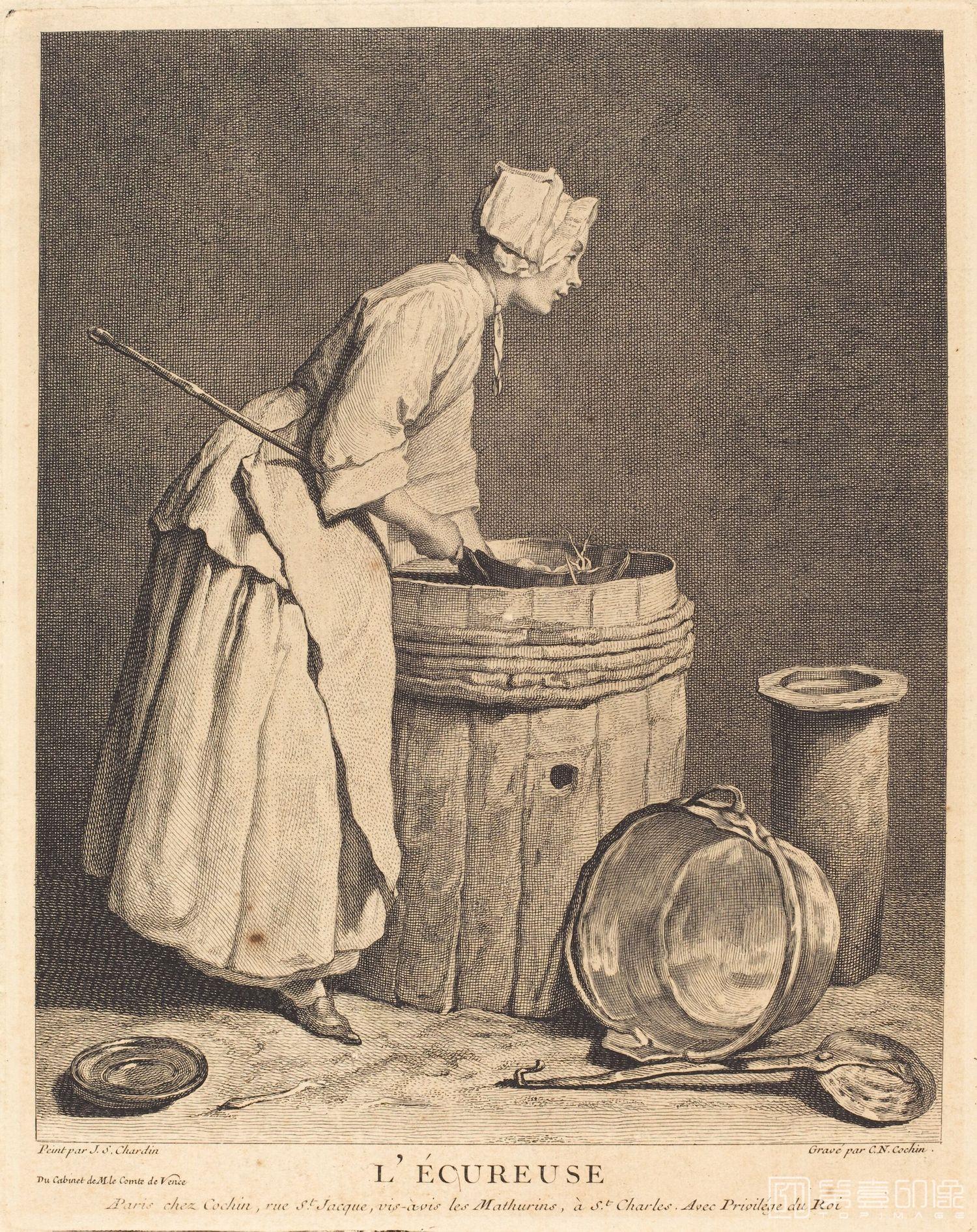 素描-西方-夏尔丹-素描手稿-Dawing of Chardin 07