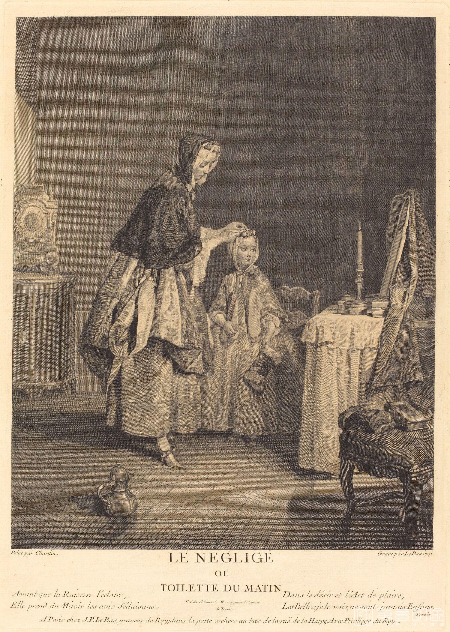 素描-西方-夏尔丹-素描手稿-Dawing of Chardin 10