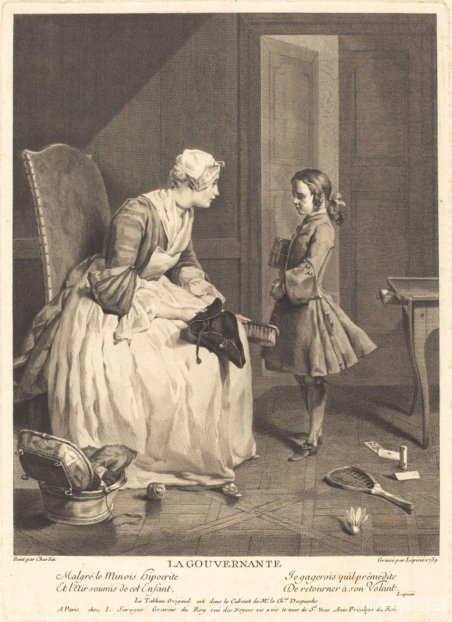 素描-西方-夏尔丹-素描手稿-Dawing of Chardin 13