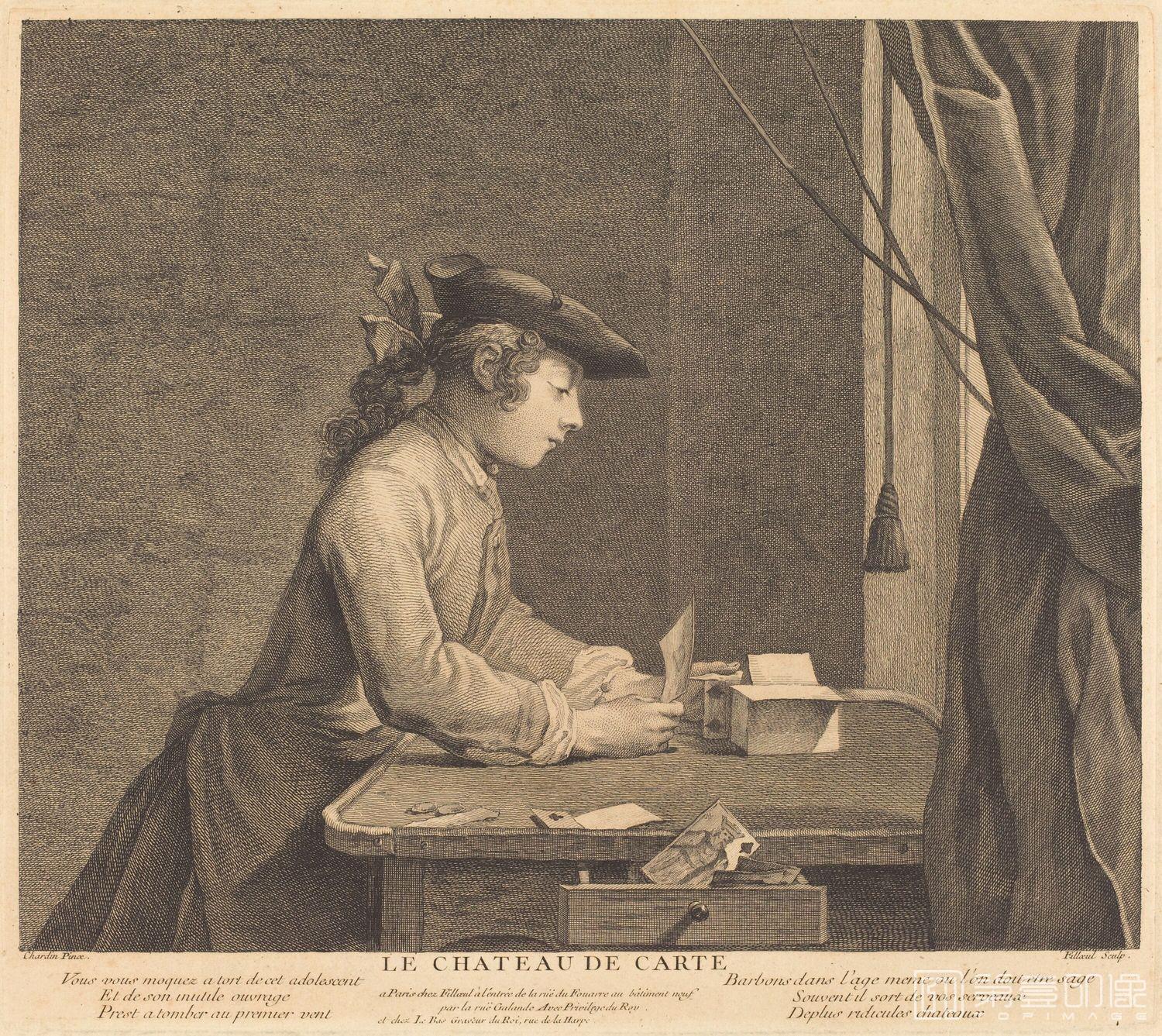 素描-西方-夏尔丹-素描手稿-Dawing of Chardin 15