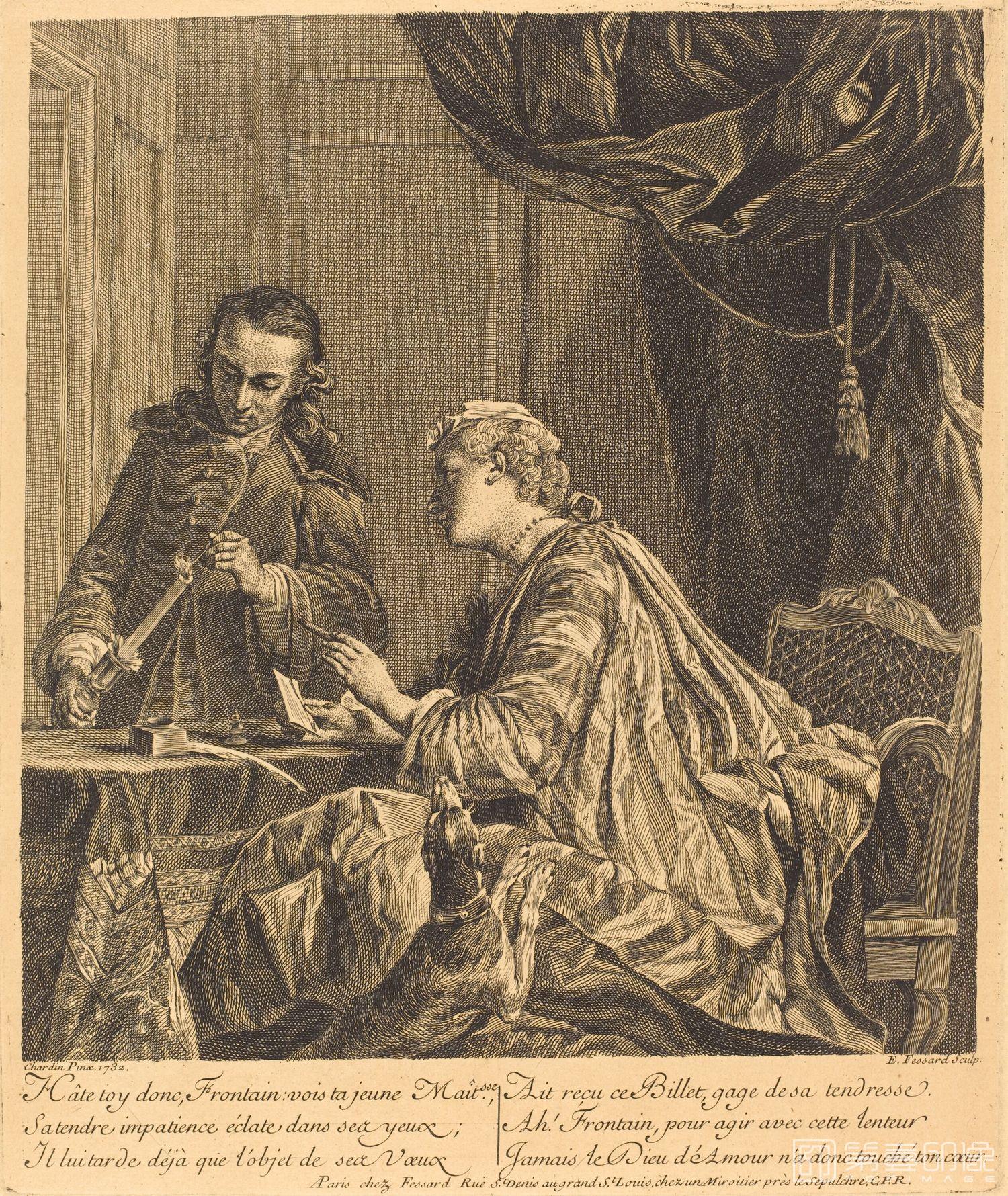素描-西方-夏尔丹-素描手稿-Dawing of Chardin 16