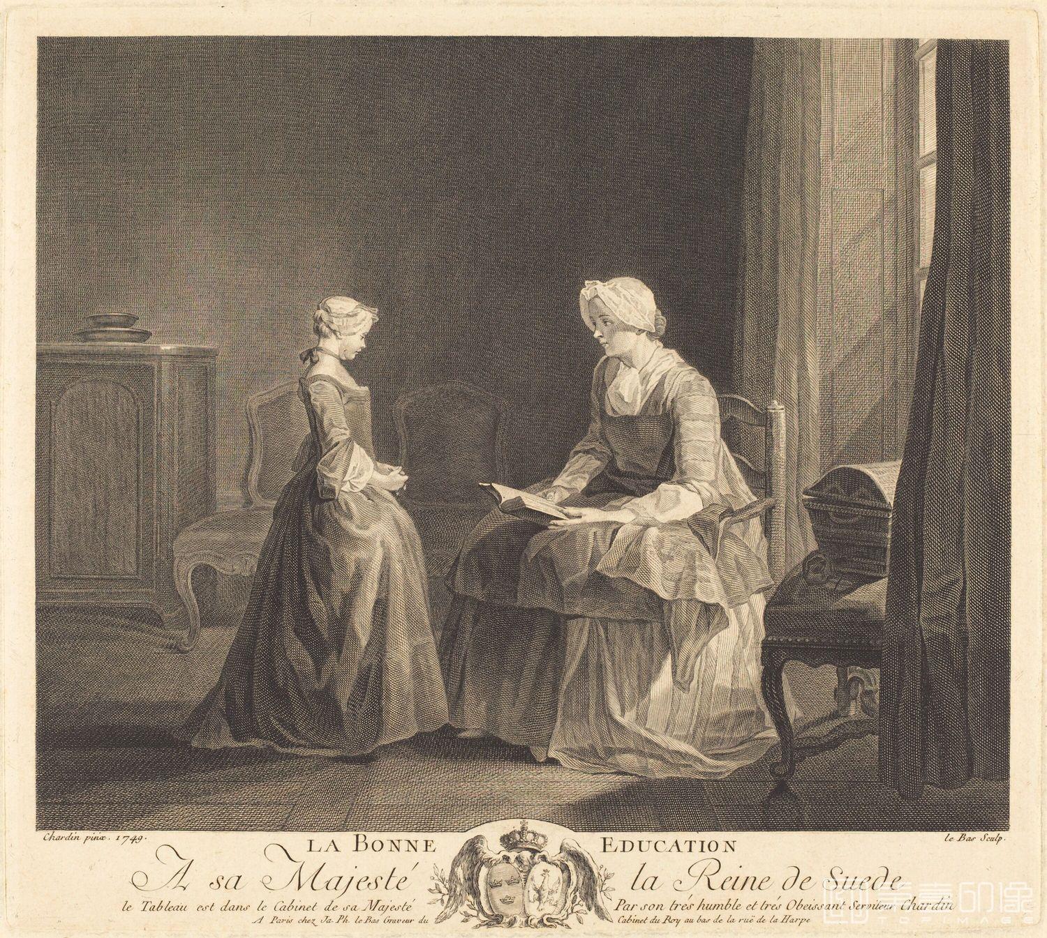素描-西方-夏尔丹-素描手稿-Dawing of Chardin 20