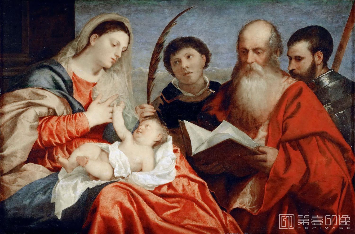 油画-西方-提香-油画-Tiziano Vecellio-023