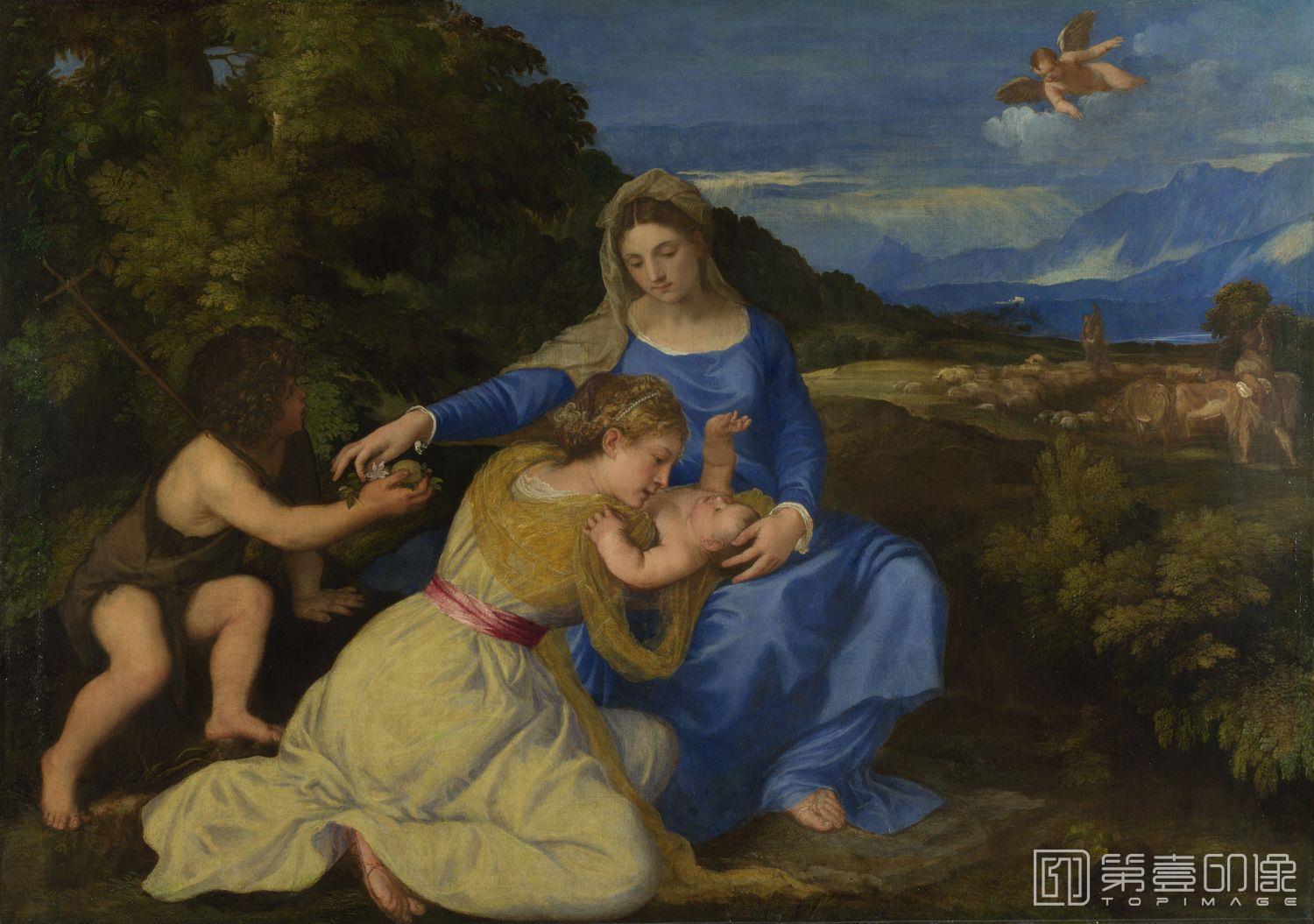 油画-西方-提香-油画-Tiziano Vecellio-024