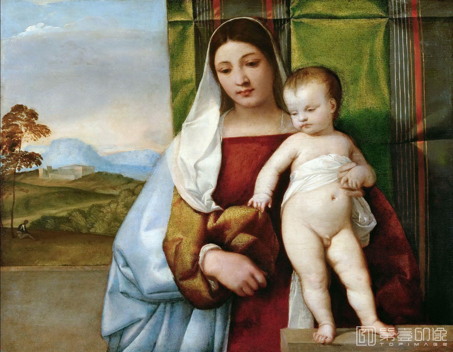 油画-西方-提香-油画-Tiziano Vecellio-027