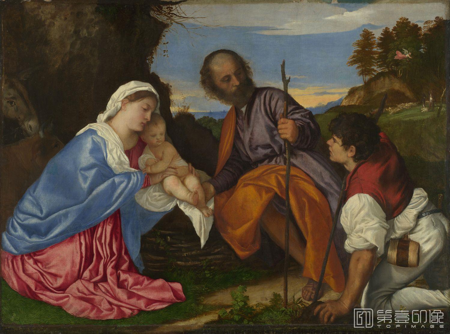 油画-西方-提香-油画-Tiziano Vecellio-028