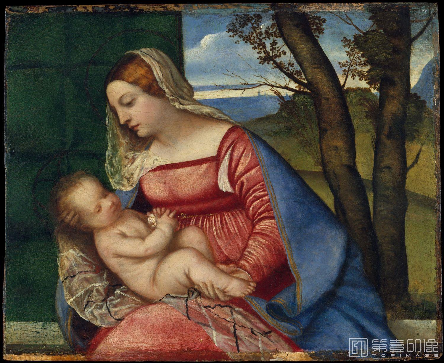 油画-西方-提香-油画-Tiziano Vecellio-049