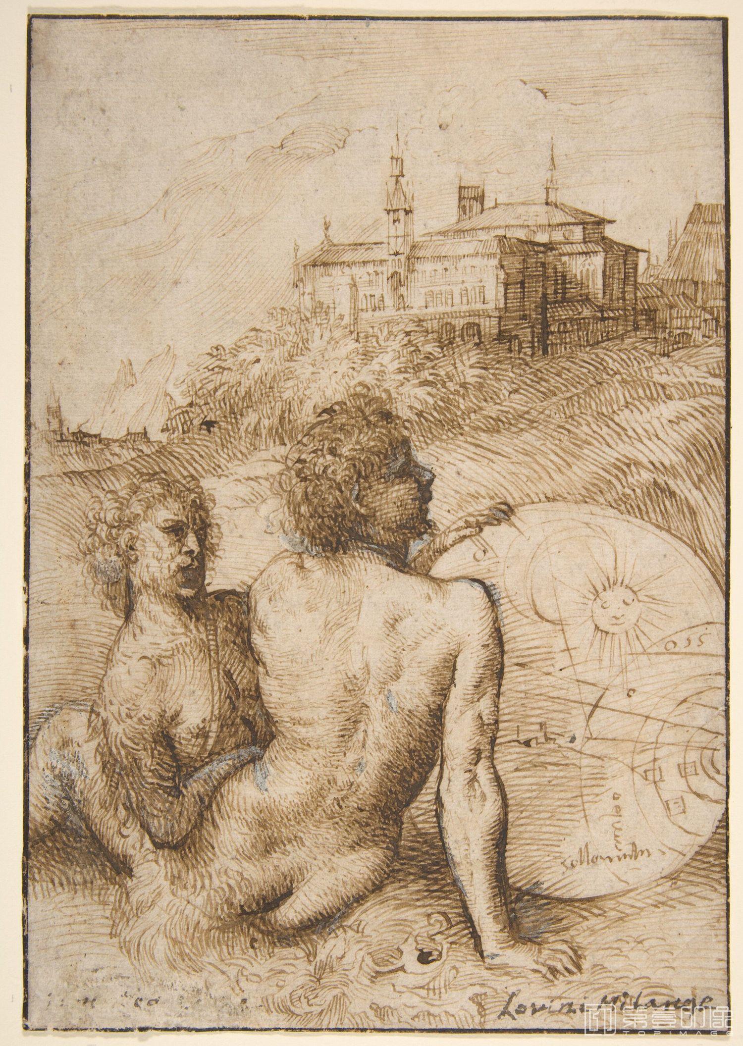 速写-西方-提香-油画-Tiziano Vecellio-068