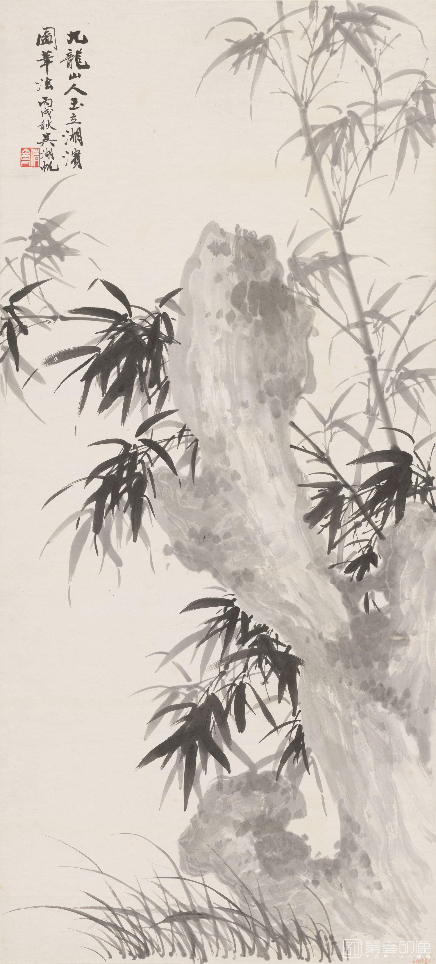 国画-竹