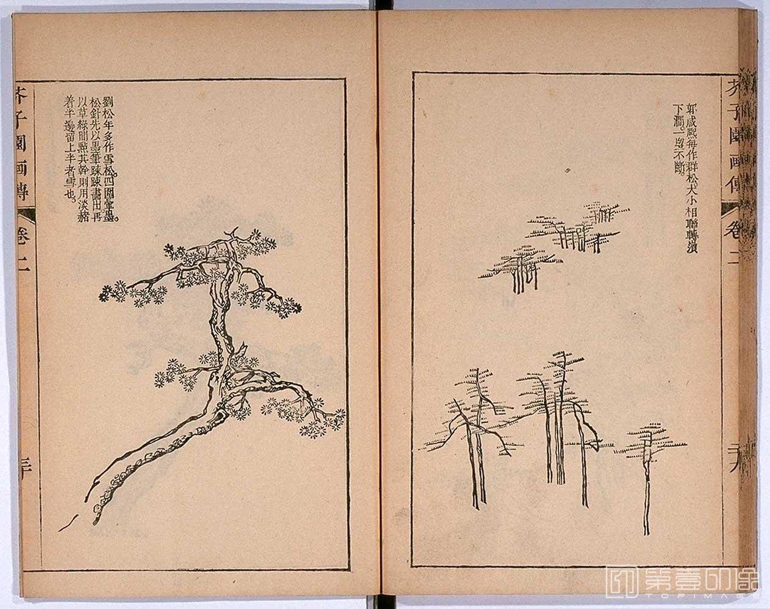 手绘-芥子园画传 龙谷大学藏本-021