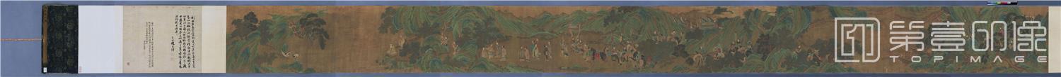 国画-渭水飞熊图24x0002早稻田大学图书馆藏-002