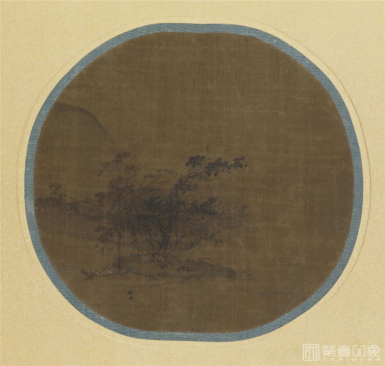 国画-山水图 23.0×24