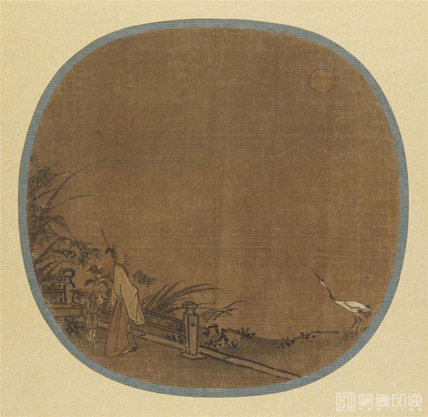 国画-林和靖图 22.1×22