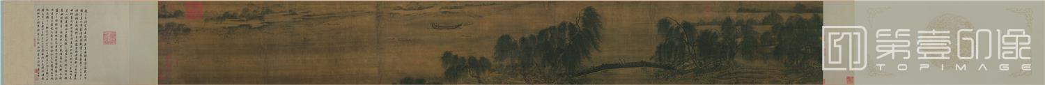 国画-荷香清夏二版 (全卷)绢本41.7×495.