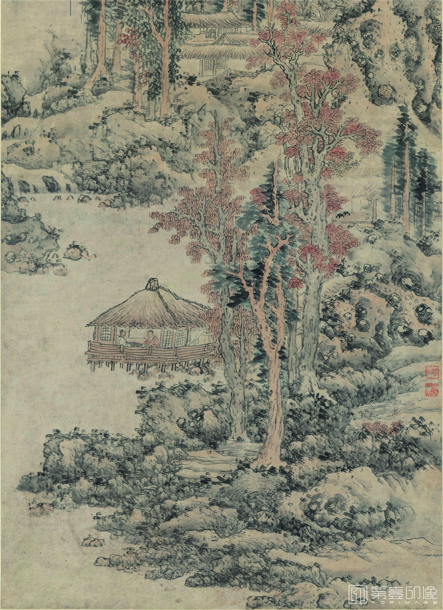 国画-仿黄鹤山樵山水-2 纸本 76.5x105.5