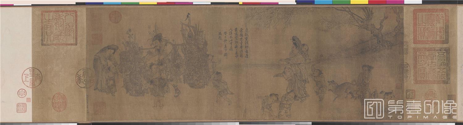 国画-货郎图卷