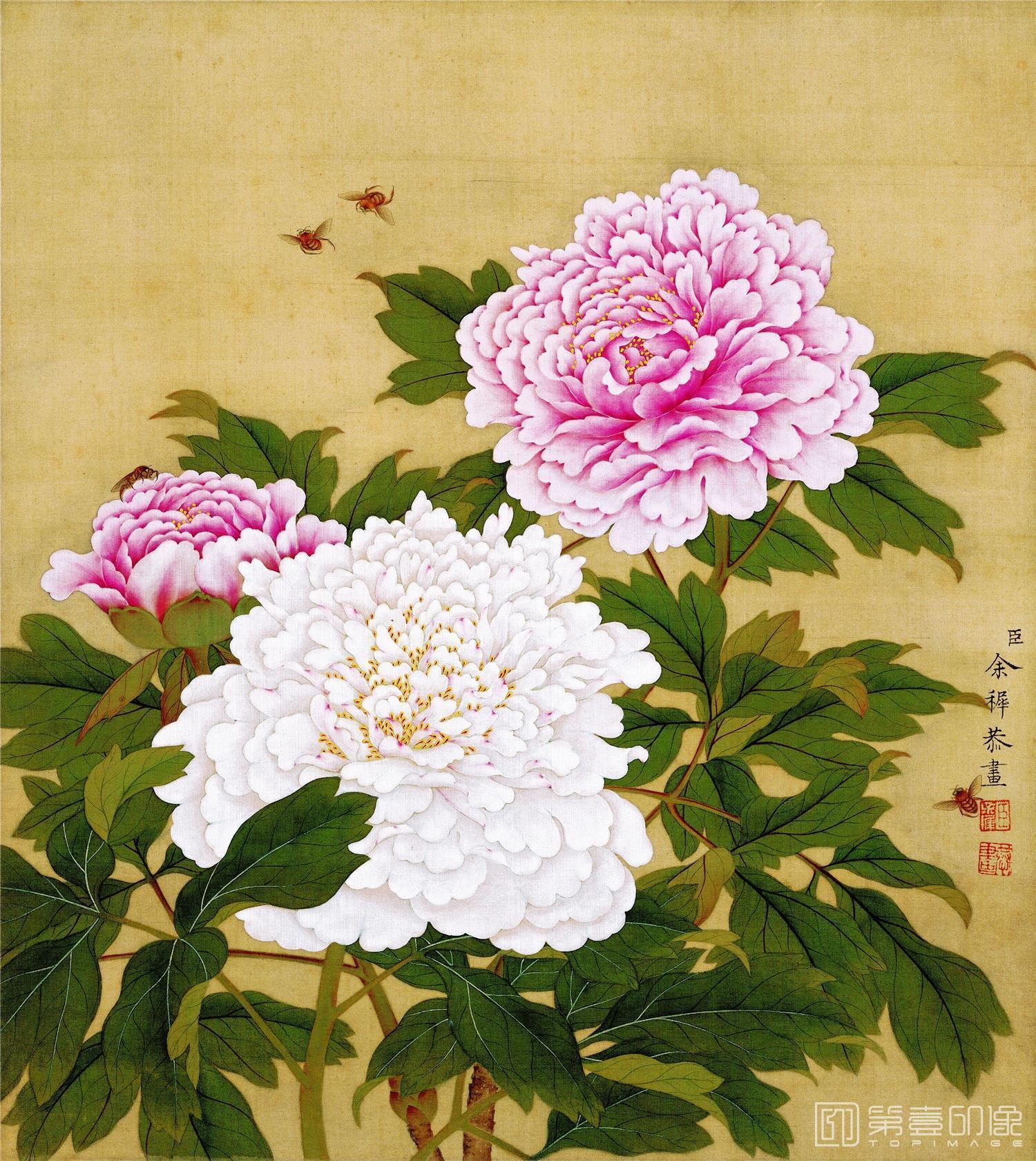 国画-花鸟画十二开 绢本-011