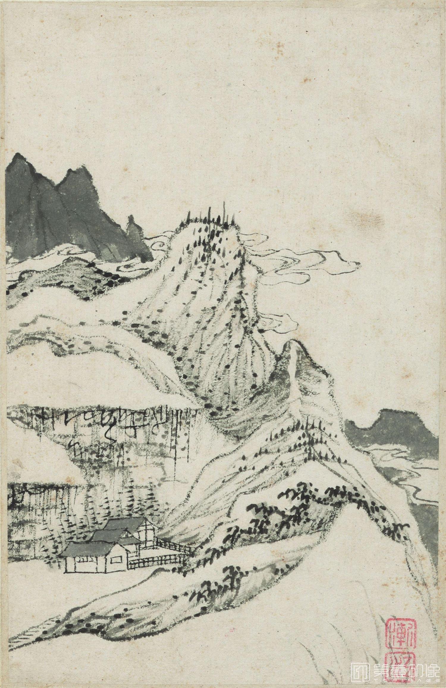 国画-山水册11开-007
