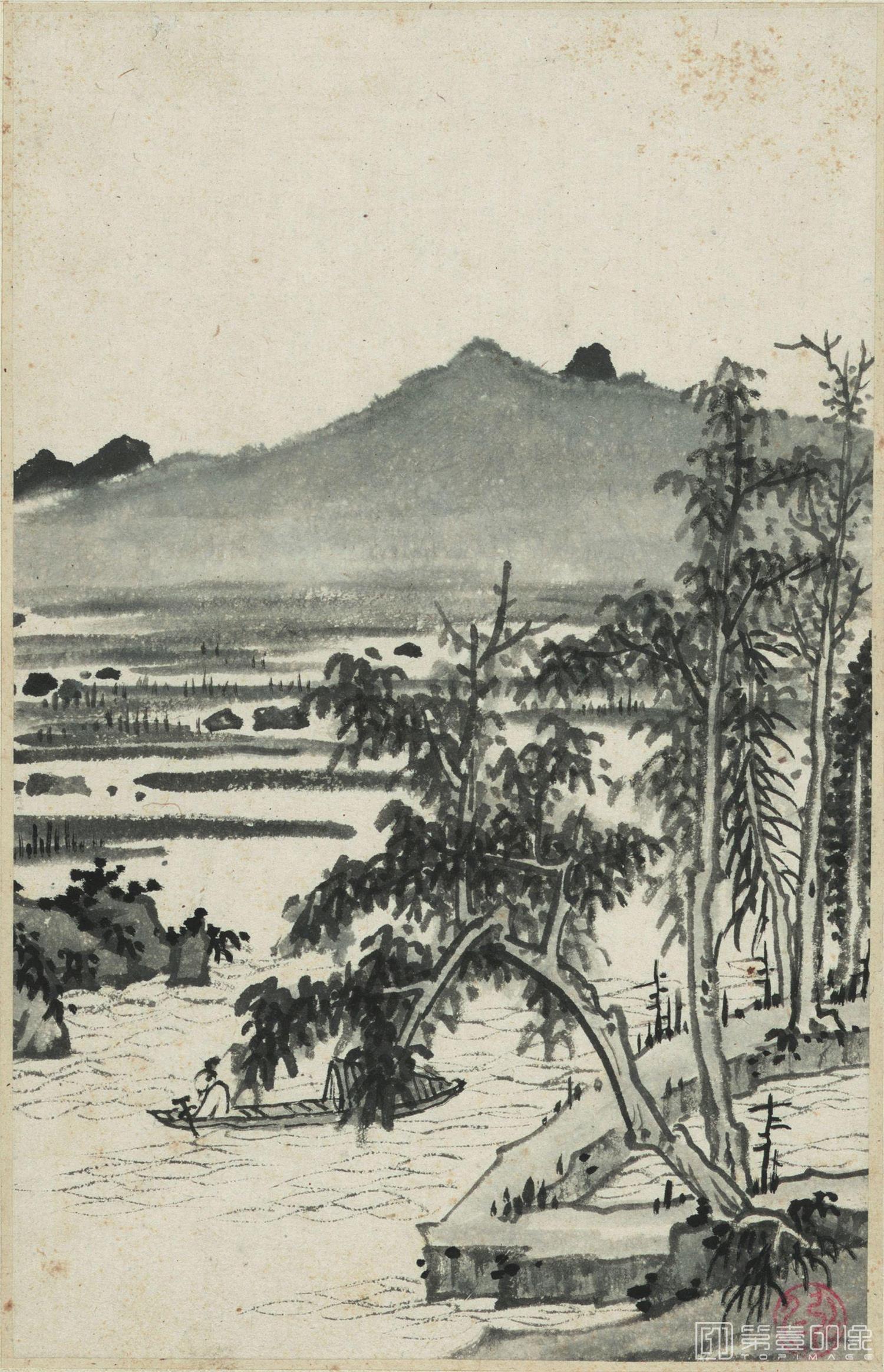 国画-山水册11开-011