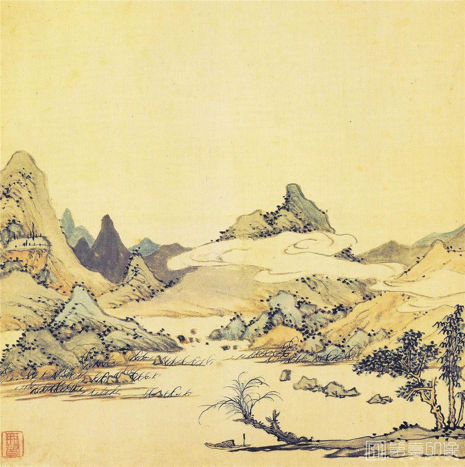 国画-山水册11开-012
