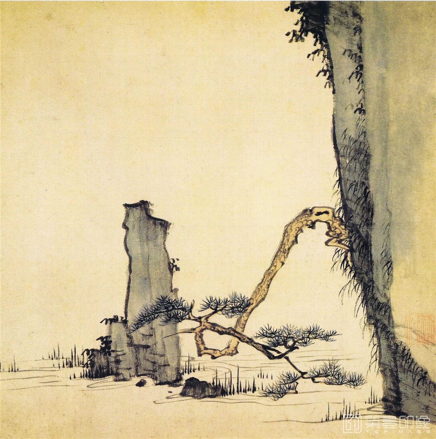 国画-山水册11开-018