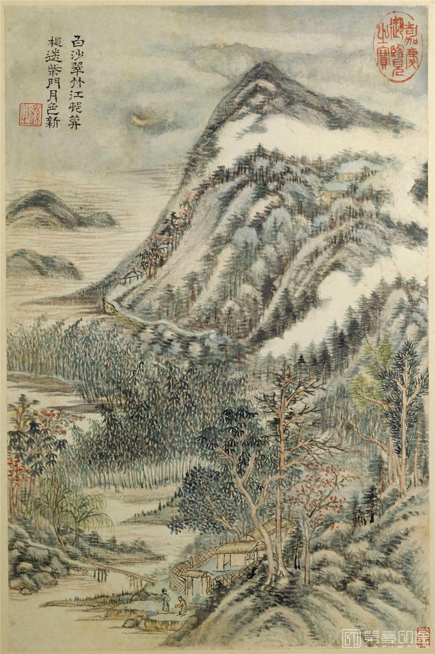 国画-杜甫诗意图册-002