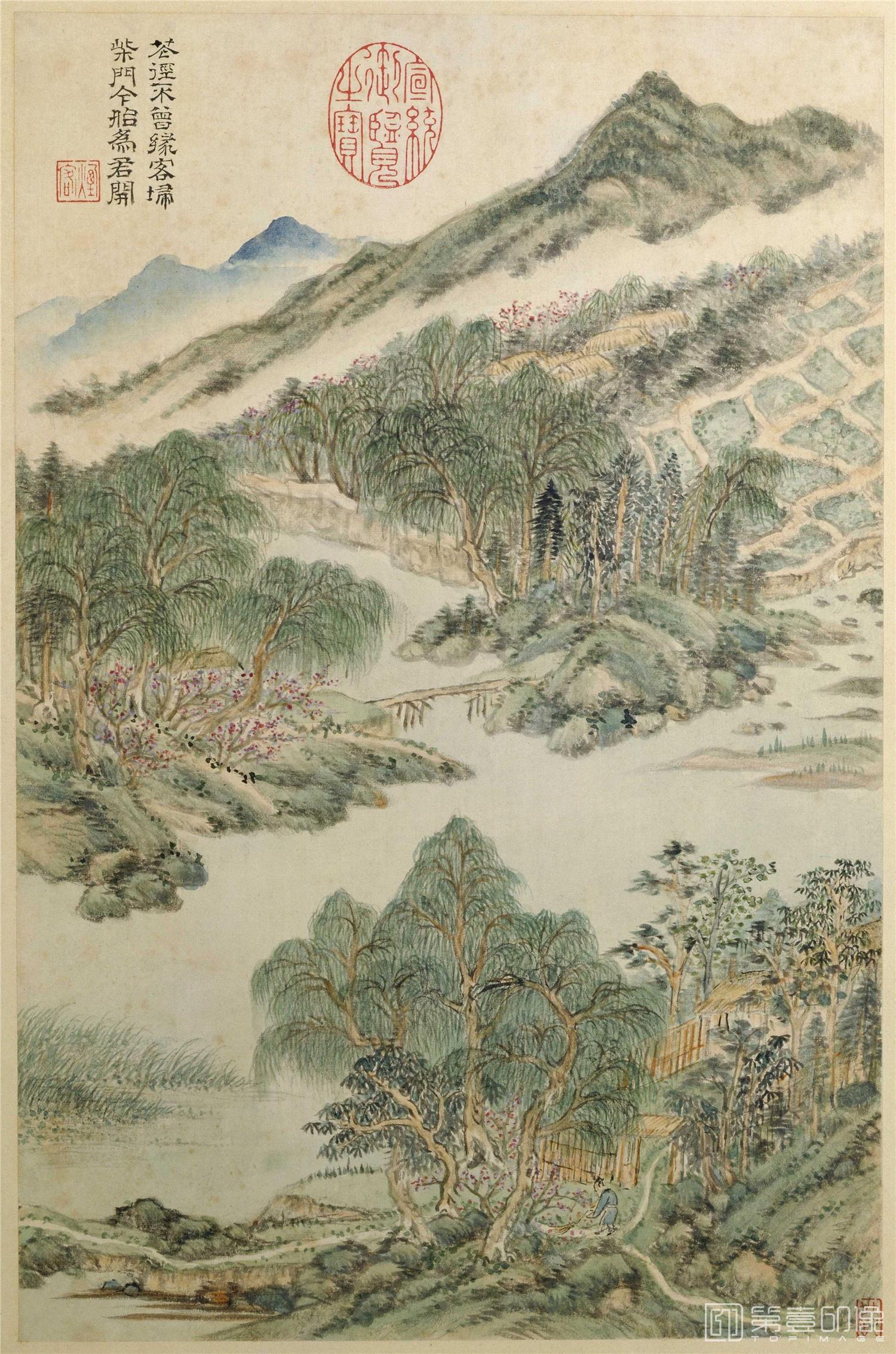 国画-杜甫诗意图册-003