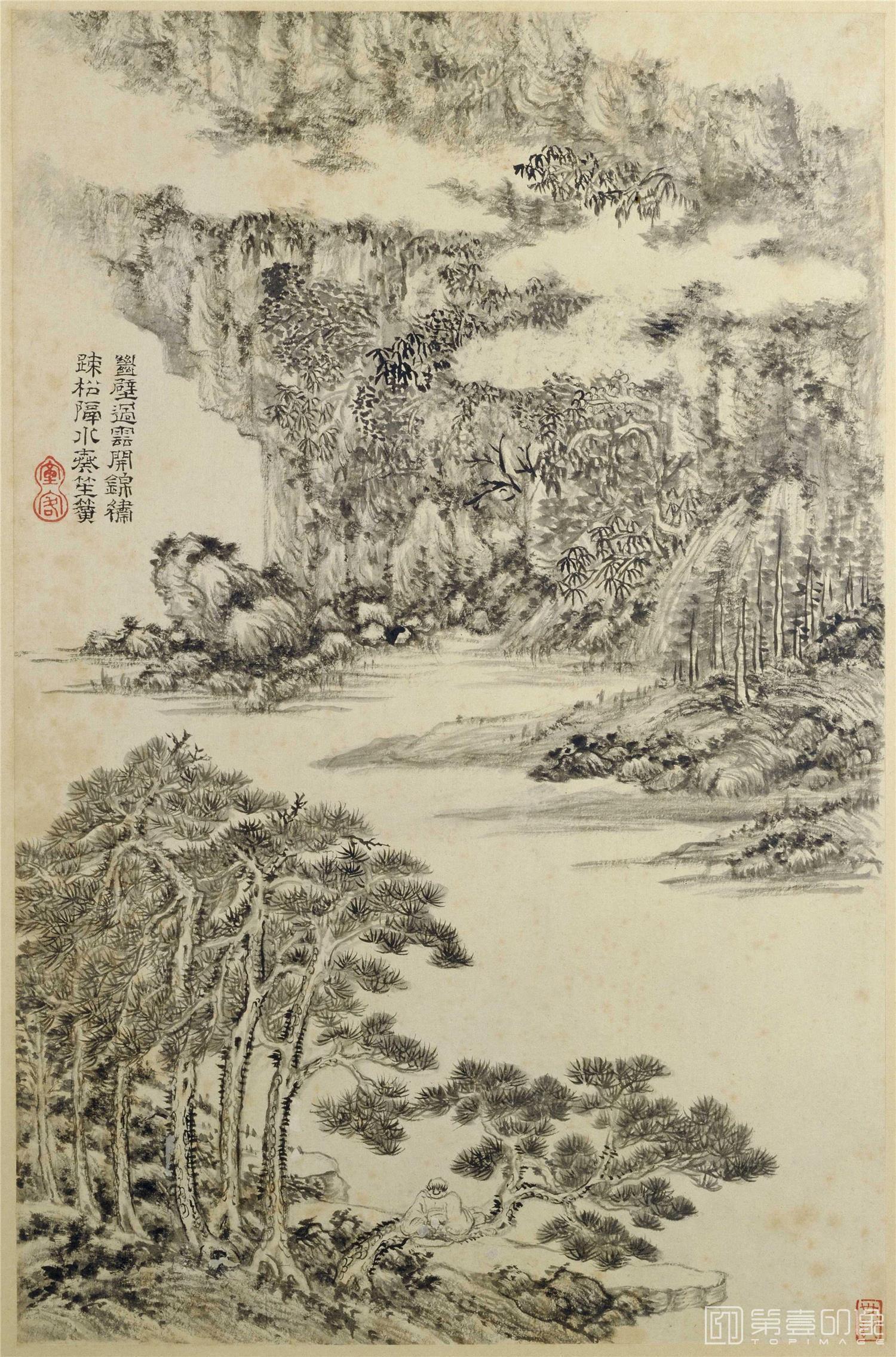 国画-杜甫诗意图册-004