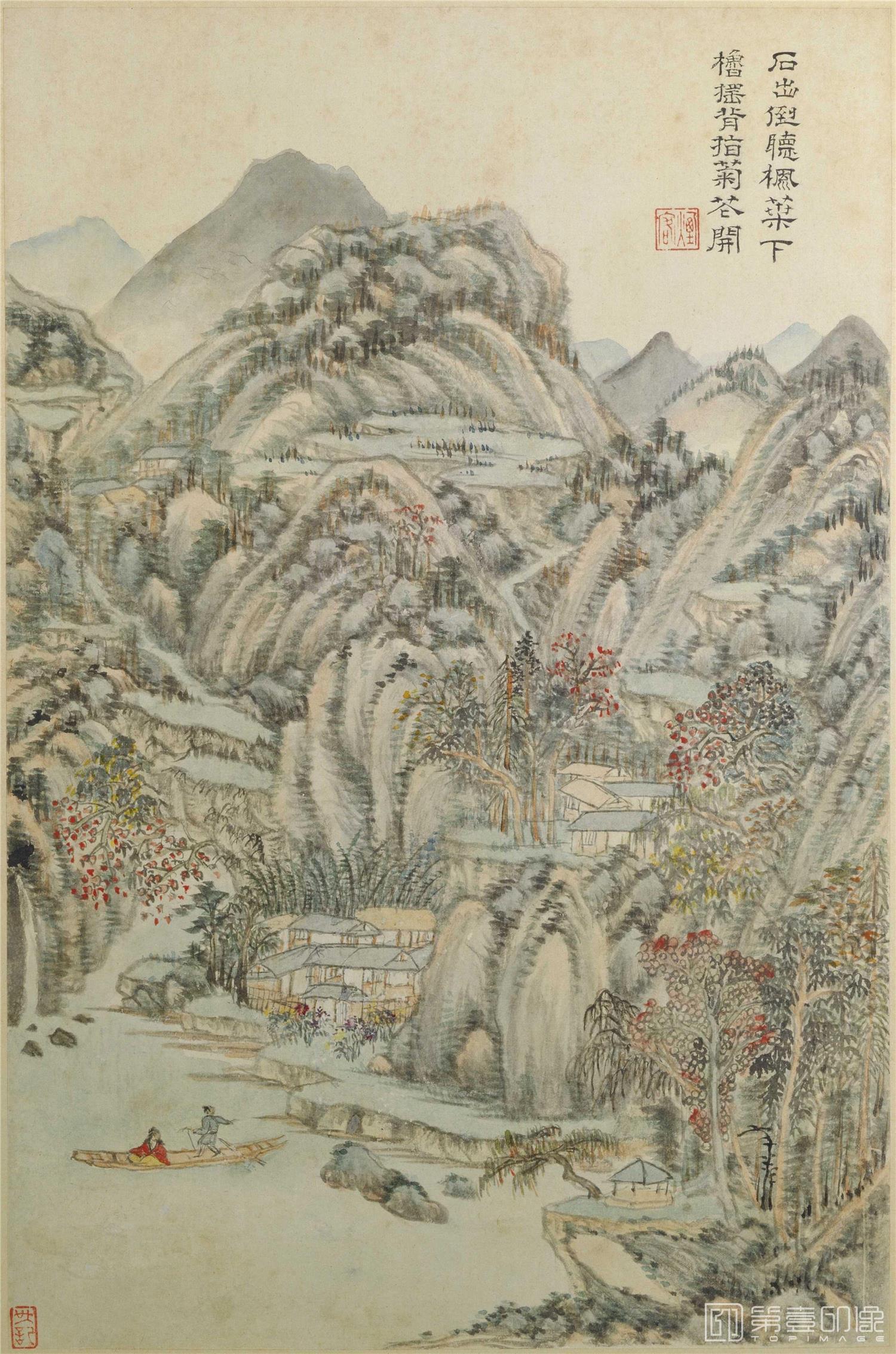 国画-杜甫诗意图册-010
