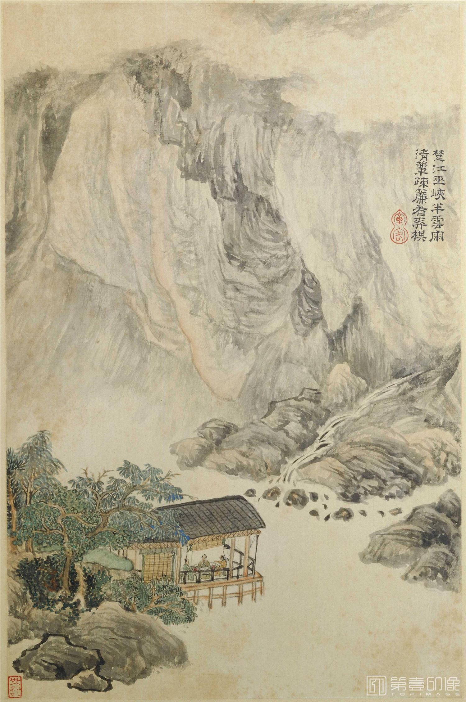 国画-杜甫诗意图册-011