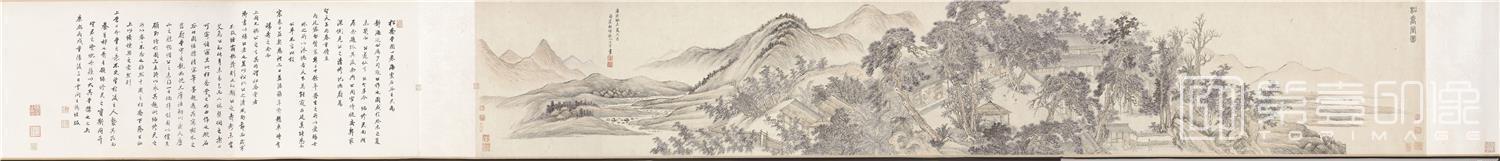 国画-松乔堂图卷25x236