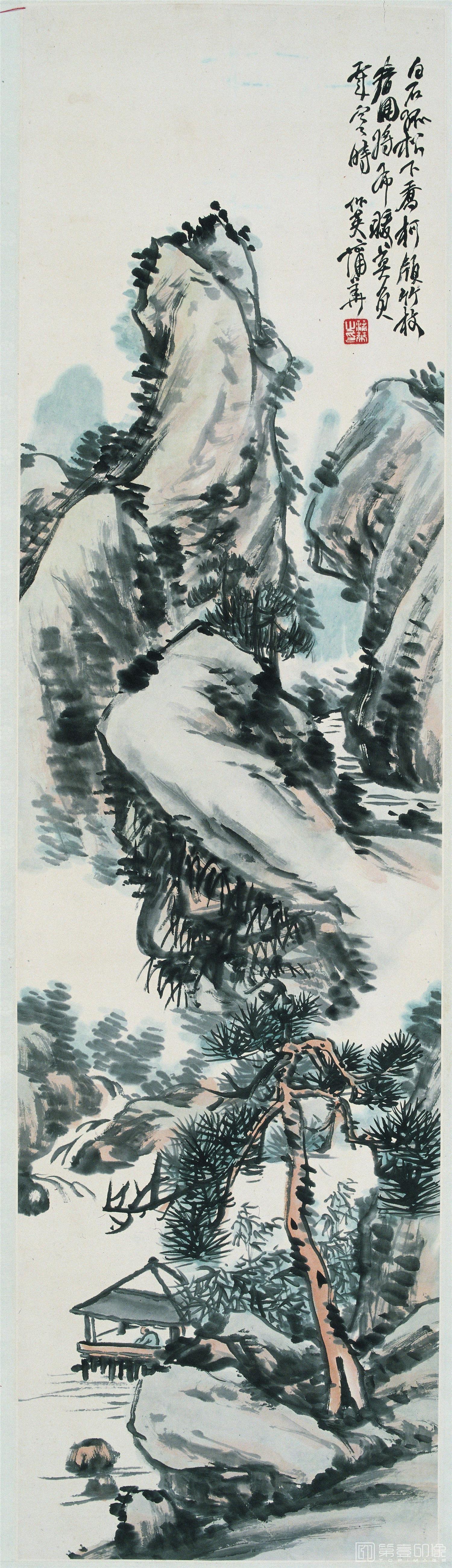 国画-山水 34×118