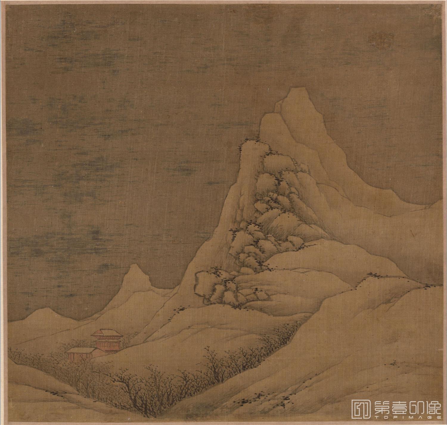 国画-古代景观册页 (山水册页)-004