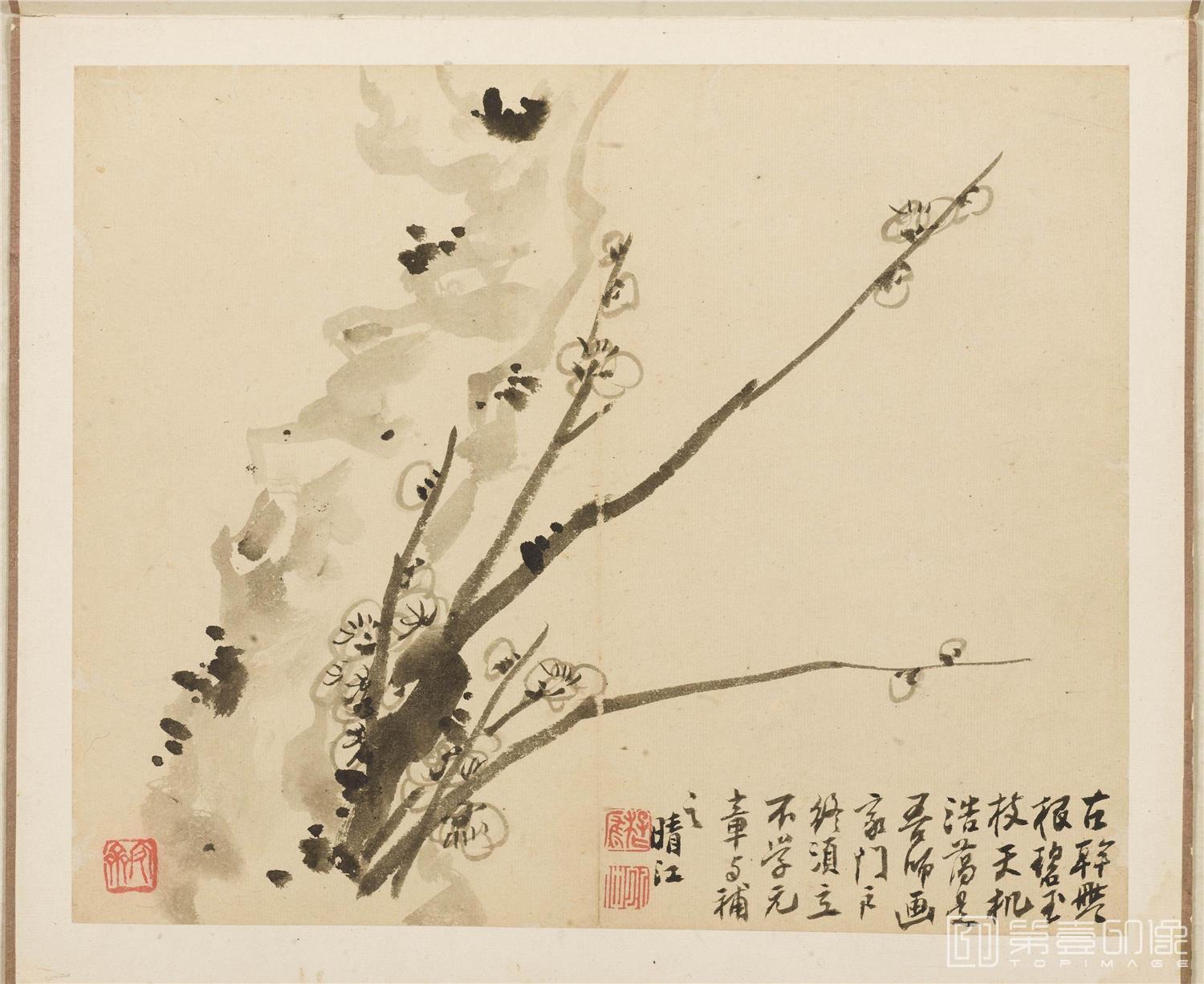 国画-梅花 册页
