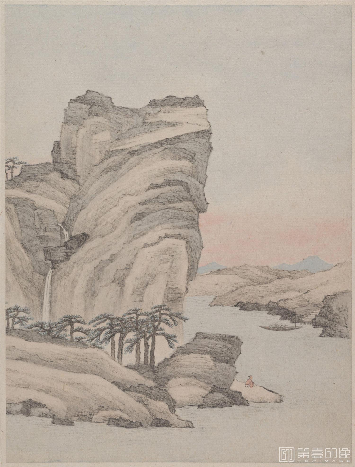 国画-山水册页 大都会-003