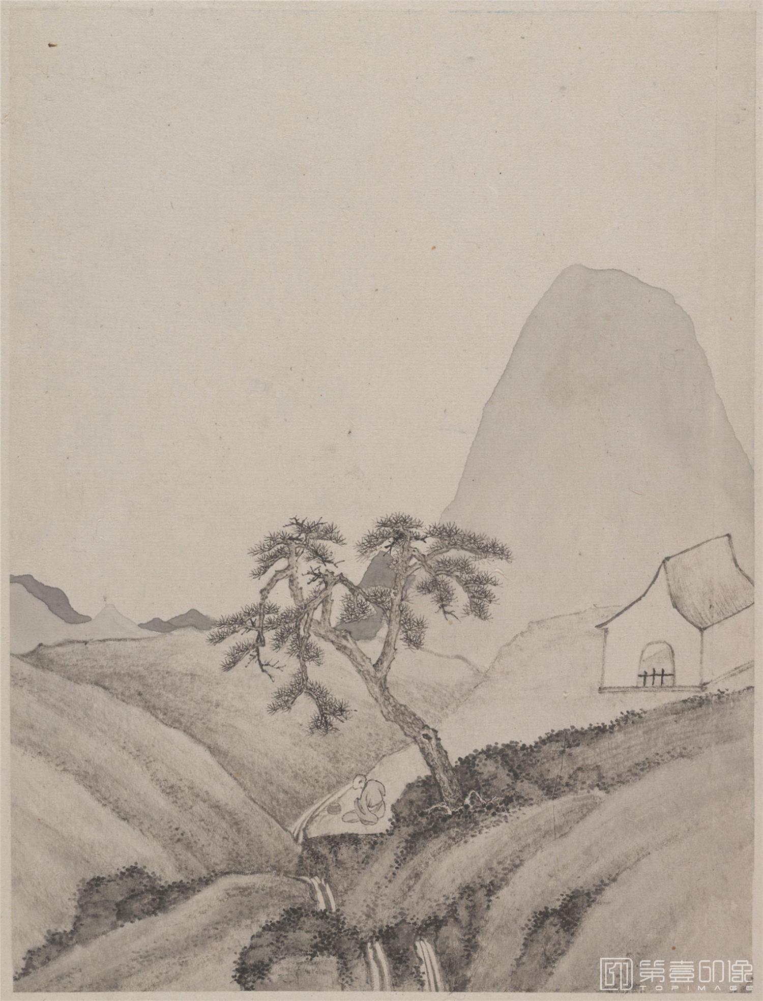 国画-山水册页 大都会-004