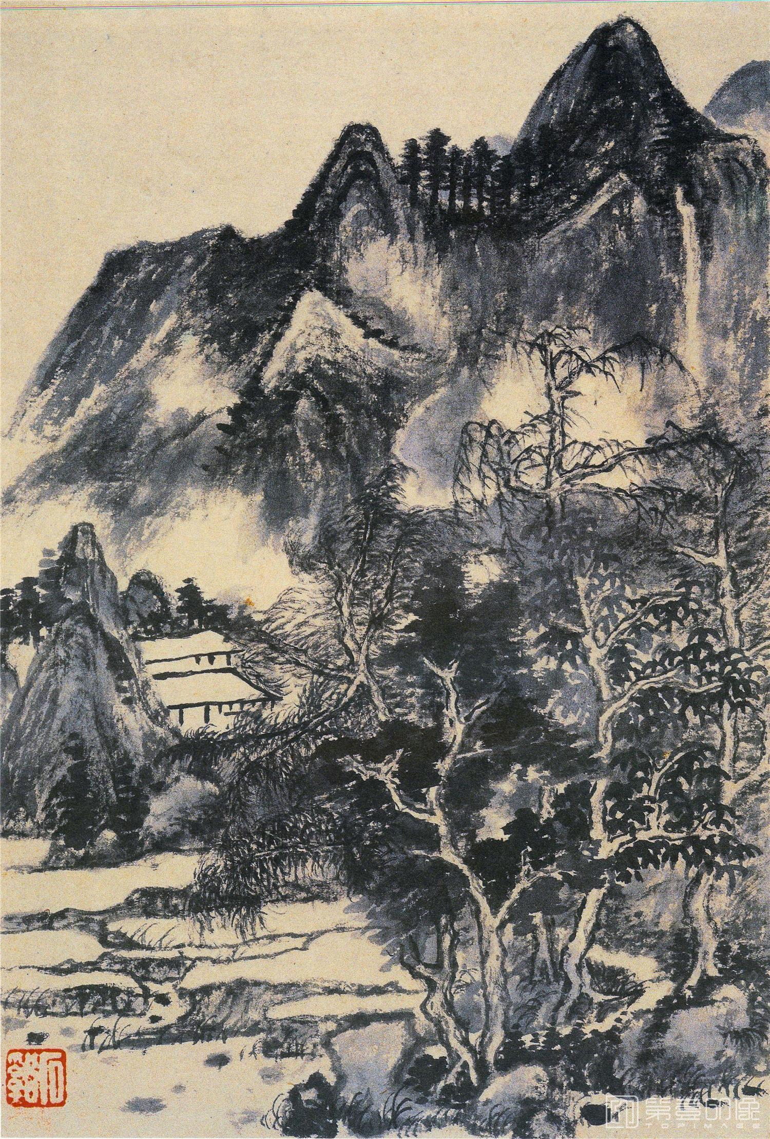 国画-山水册-009