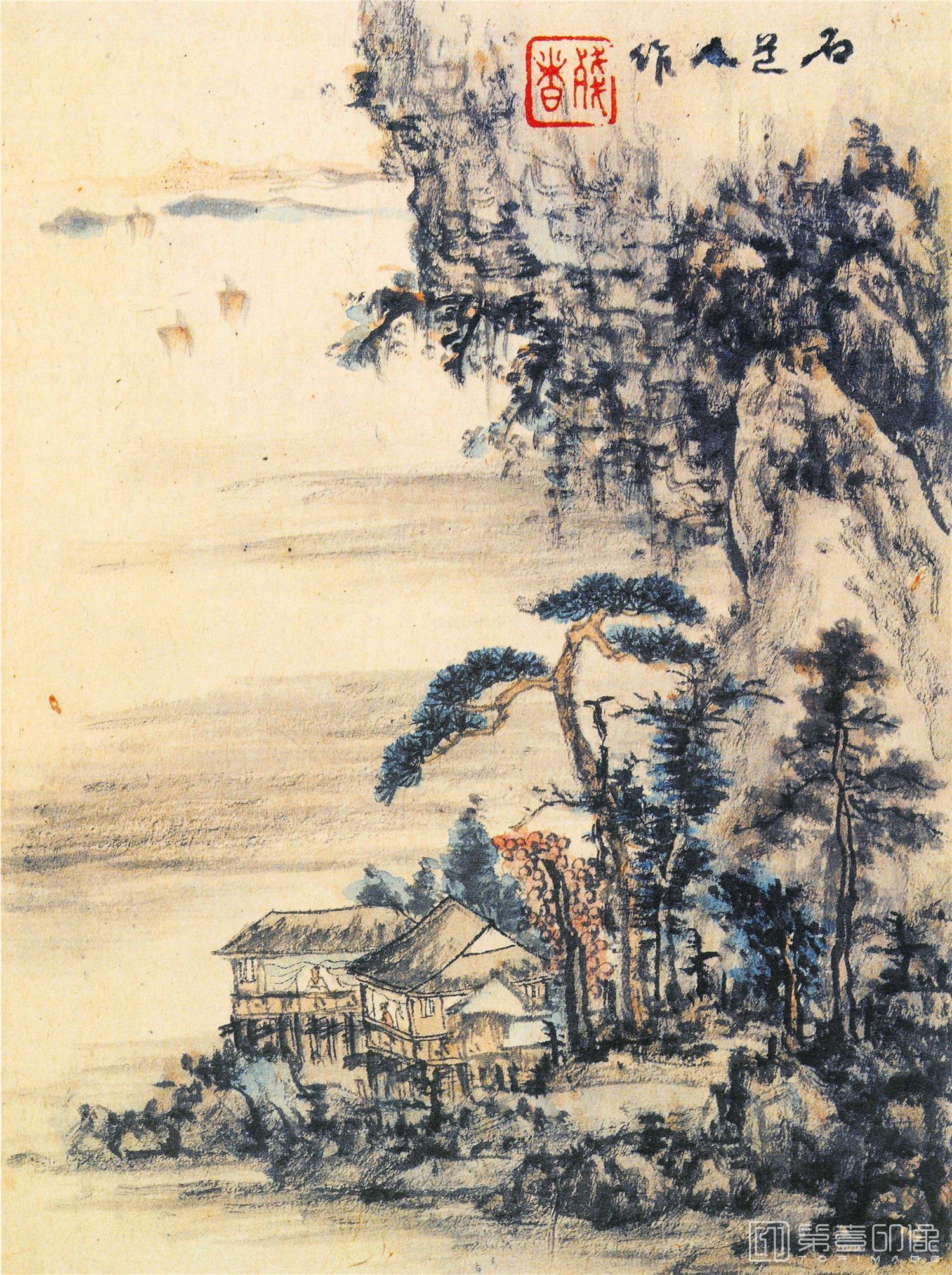 国画-山水册-015