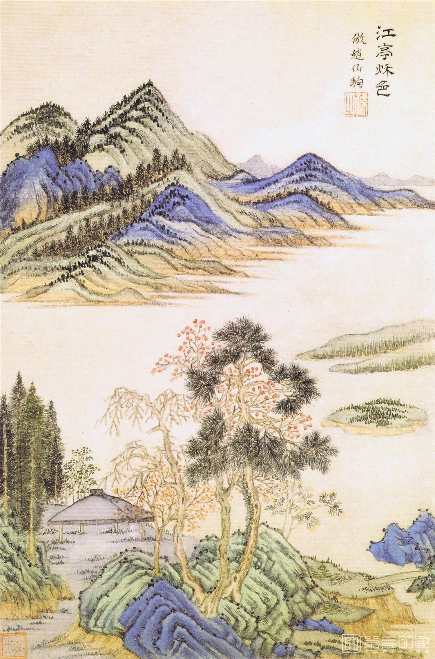 国画-仿赵伯驹