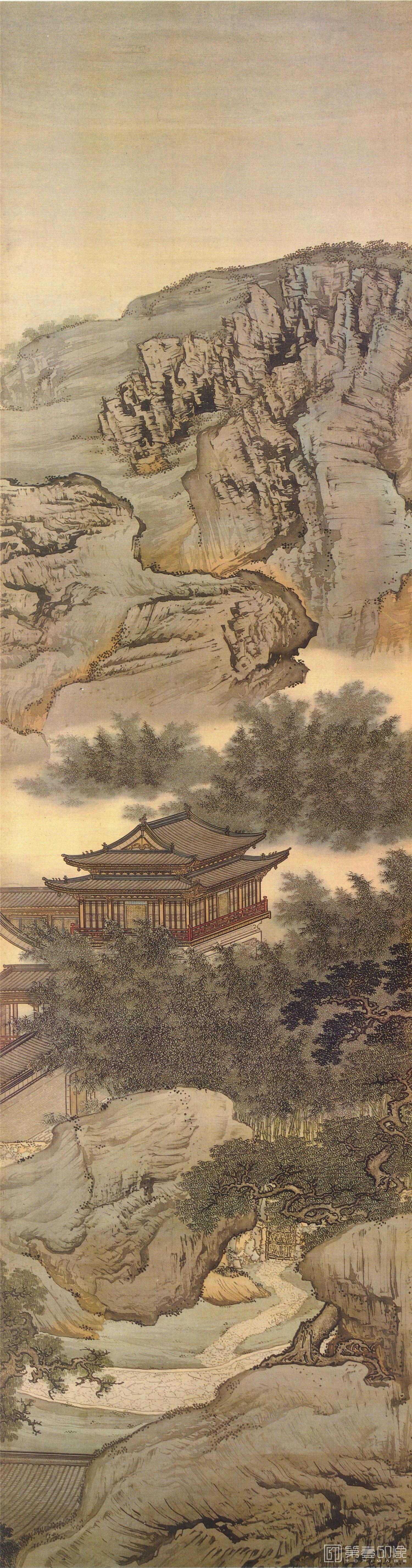 国画-竹苞松茂图-006