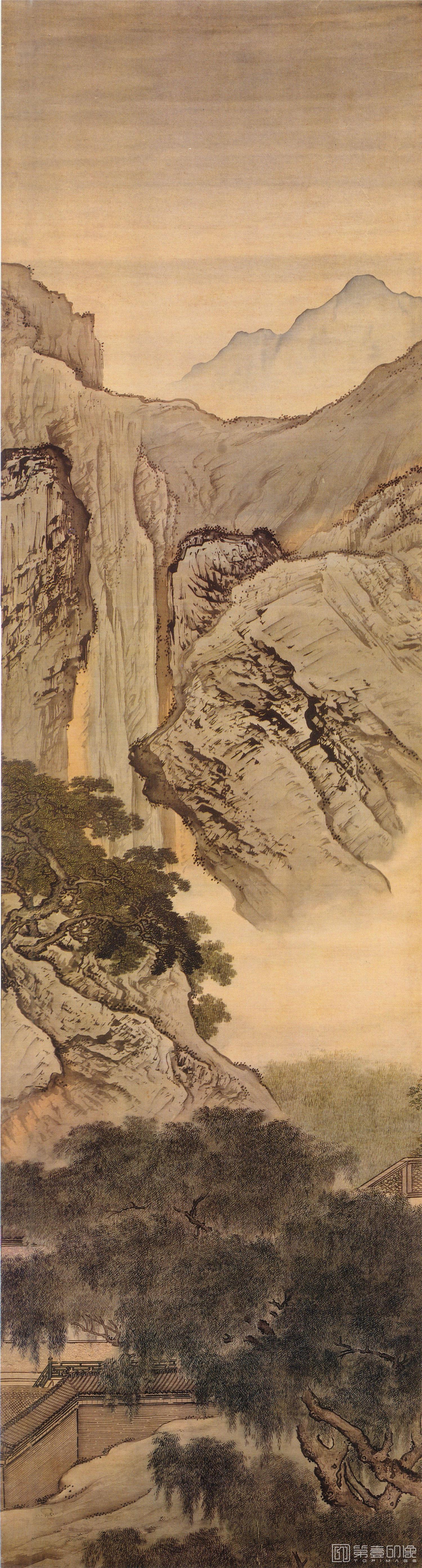 国画-竹苞松茂图-007