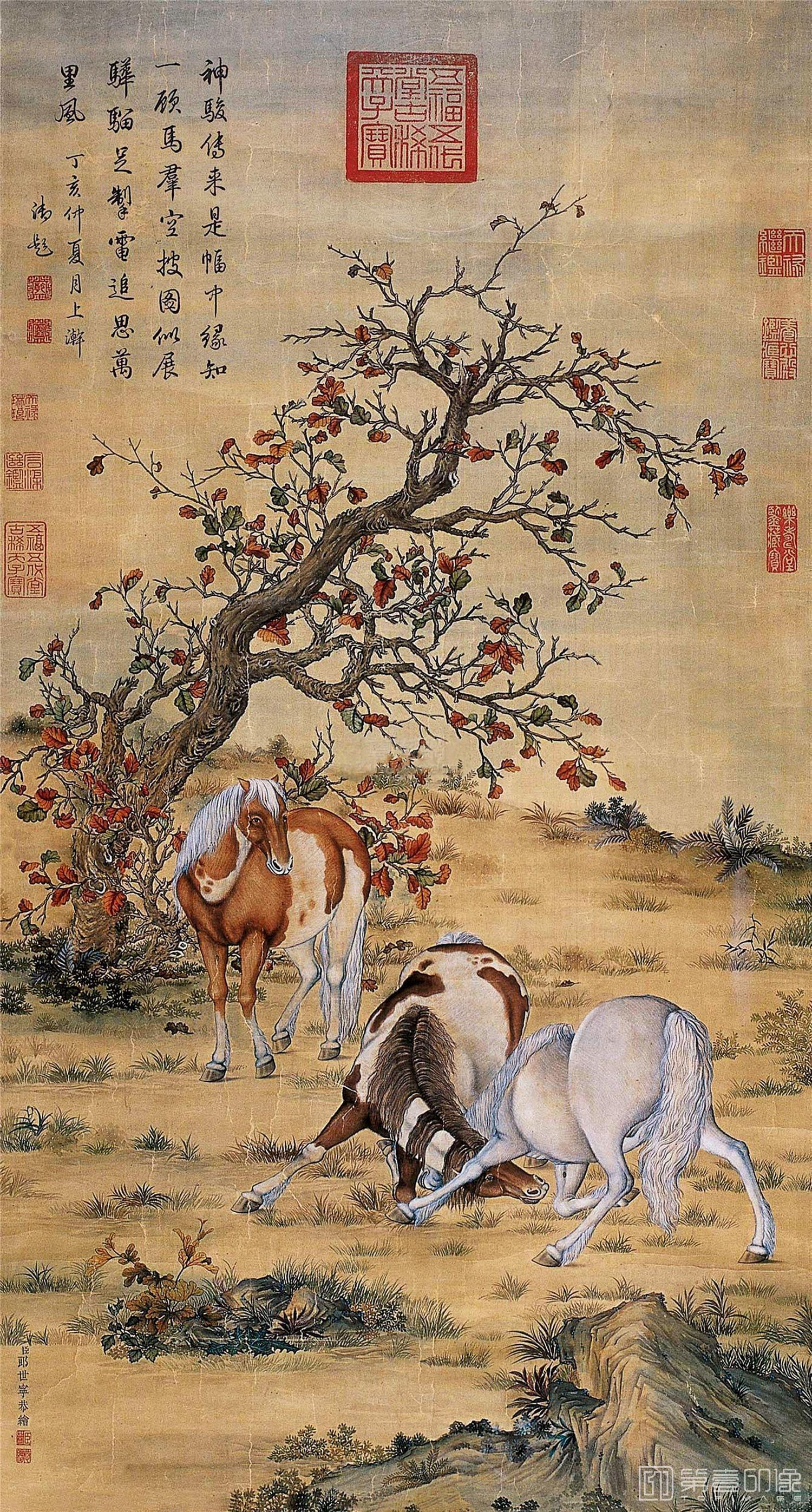 国画-神骏图