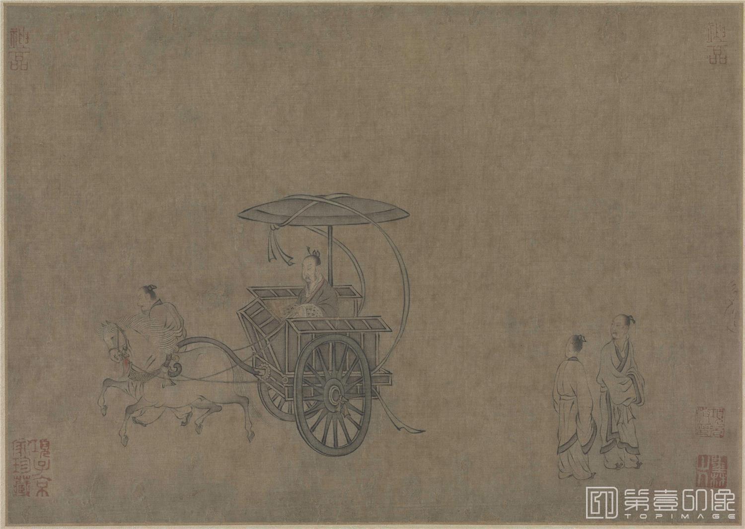 国画-赵构书唐风册-002