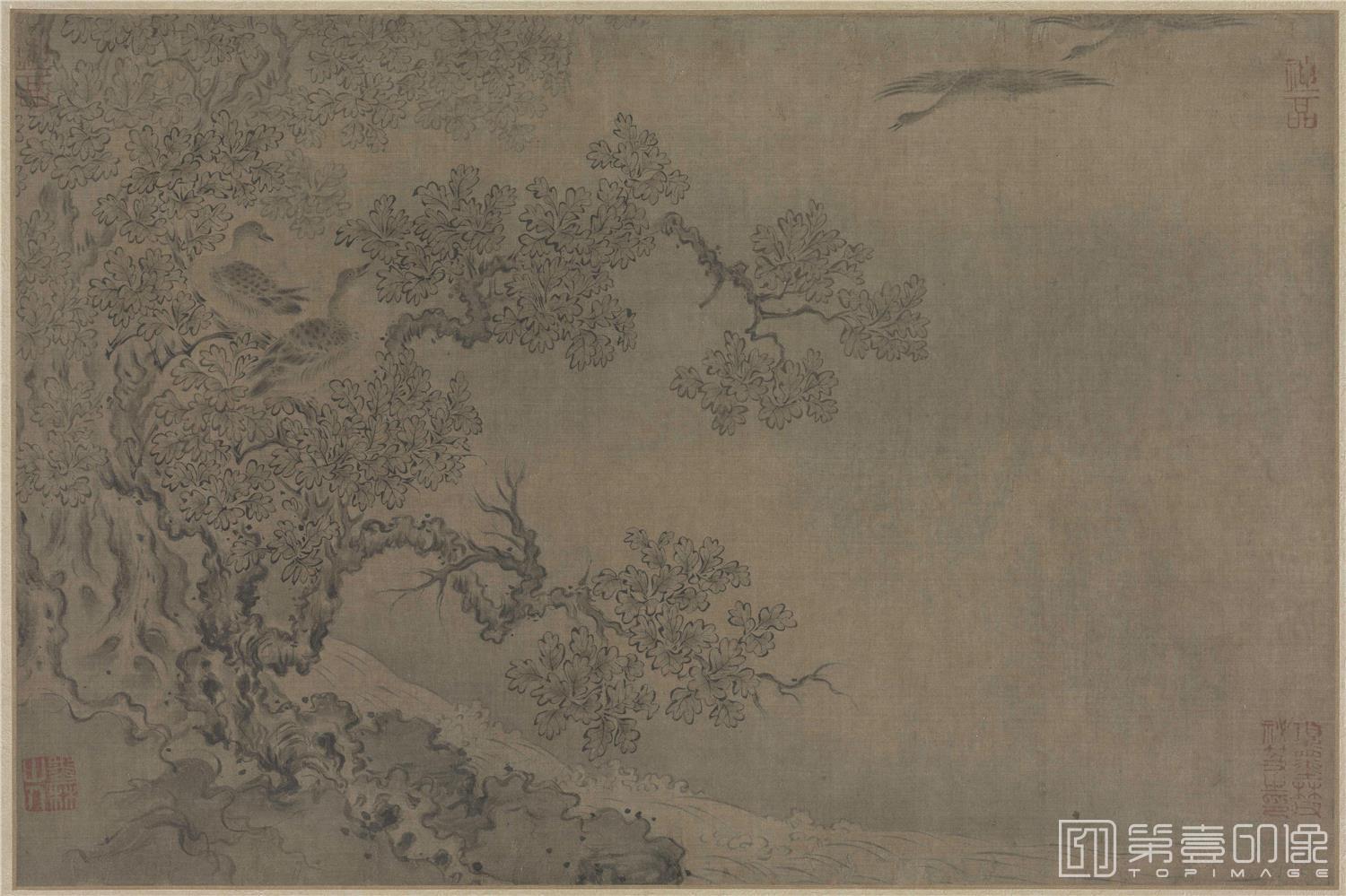 国画-赵构书唐风册-003